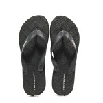 Черни джапанки, pvc материя - ежедневни обувки за пролетта и лятото N 100014249
