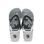 Черни джапанки, pvc материя - ежедневни обувки за пролетта и лятото N 100014247