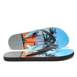 Черни джапанки, pvc материя - ежедневни обувки за пролетта и лятото N 100014252