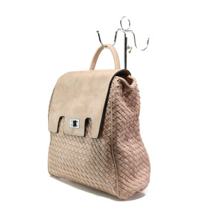 Розова раница, здрава еко-кожа - удобство и стил за вашето ежедневие N 100013628