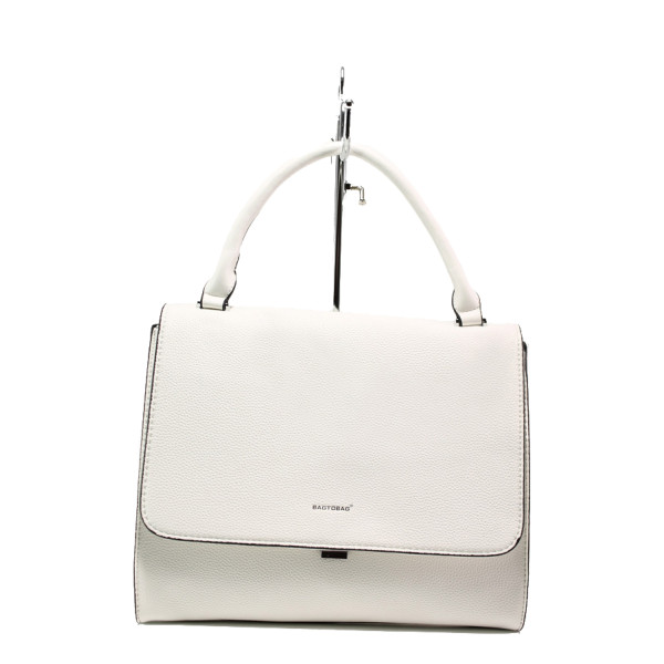 Бяла дамска чанта, здрава еко-кожа - удобство и стил за вашето ежедневие N 100013636
