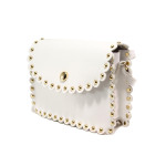 Бяла дамска чанта, здрава еко-кожа - удобство и стил за вашето ежедневие N 100013612