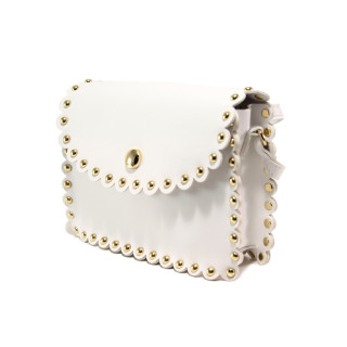 Бяла дамска чанта, здрава еко-кожа - удобство и стил за вашето ежедневие N 100013612