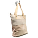 Розова дамска чанта, естествена кожа - удобство и стил за вашето ежедневие N 100014014