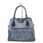Тъмносиня дамска чанта, естествена кожа - удобство и стил за вашето ежедневие N 100014150