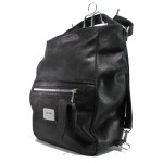 Черна дамска чанта, естествена кожа - удобство и стил за вашето ежедневие N 100014535