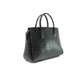 Черна дамска чанта, здрава еко-кожа - елегантен стил за вашето ежедневие N 100014606