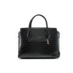 Черна дамска чанта, здрава еко-кожа - елегантен стил за вашето ежедневие N 100014606