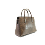 Кафява дамска чанта, здрава еко-кожа - елегантен стил за вашето ежедневие N 100014608
