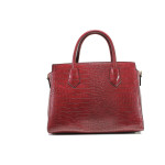 Винена дамска чанта, здрава еко-кожа - елегантен стил за вашето ежедневие N 100014607