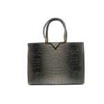 Сива дамска чанта, здрава еко-кожа - елегантен стил за вашето ежедневие N 100014611
