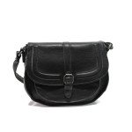 Черна дамска чанта, здрава еко-кожа - спортен стил за вашето ежедневие N 100014618