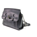 Тъмносиня дамска чанта, здрава еко-кожа - спортен стил за вашето ежедневие N 100014625