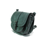 Зелена дамска чанта, здрава еко-кожа - спортен стил за вашето ежедневие N 100014620