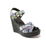 Всички цветове дамски сандали, естествена кожа - ежедневни обувки за пролетта и лятото N 100014208