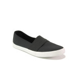 Черни спортни дамски обувки, текстилна материя - ежедневни обувки за пролетта и лятото N 100014211