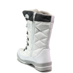 Бели юношески апрески, текстилна материя - ежедневни обувки за есента и зимата N 100014871