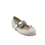 Анатомични бели детски обувки, здрава еко-кожа - ежедневни обувки за пролетта и лятото N 100013907