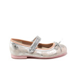 Анатомични розови детски обувки, здрава еко-кожа - ежедневни обувки за пролетта и лятото N 100013904