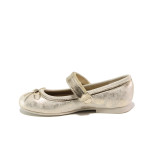 Анатомични Жълти детски обувки, здрава еко-кожа - ежедневни обувки за пролетта и лятото N 100013905