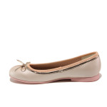 Анатомични розови детски обувки, здрава еко-кожа - ежедневни обувки за пролетта и лятото N 100013909