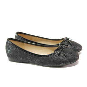 Черни детски обувки, здрава еко-кожа - официални обувки за пролетта и лятото N 100013929