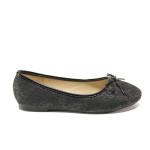 Черни детски обувки, здрава еко-кожа - официални обувки за пролетта и лятото N 100013929