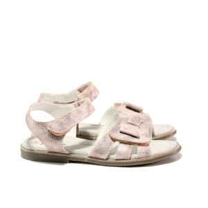 Анатомични розови детски сандали, здрава еко-кожа - ежедневни обувки за пролетта и лятото N 100014183