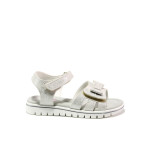 Анатомични бели детски сандали, здрава еко-кожа - ежедневни обувки за пролетта и лятото N 100014182