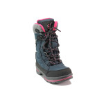 Тъмносини детски ботушки, текстилна материя - ежедневни обувки за есента и зимата N 100014864
