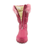 Розови детски ботушки, здрава еко-кожа - ежедневни обувки за есента и зимата N 100014929