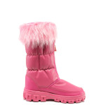 Розови детски ботушки, здрава еко-кожа - ежедневни обувки за есента и зимата N 100014929