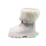 Бели детски ботушки, здрава еко-кожа - ежедневни обувки за есента и зимата N 100014927