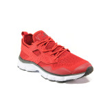 Червени мъжки маратонки, естествена кожа и еко-кожа - спортни обувки за пролетта и лятото N 100013720