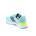 Светлосини тинейджърски маратонки, текстилна материя - спортни обувки за пролетта и лятото N 100013801