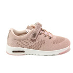 Розови детски маратонки, текстилна материя - спортни обувки за пролетта и лятото N 100013931