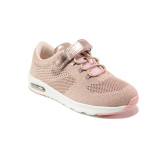 Розови детски маратонки, текстилна материя - спортни обувки за пролетта и лятото N 100013931