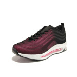 Розови дамски маратонки, текстилна материя - спортни обувки за целогодишно ползване N 100014440