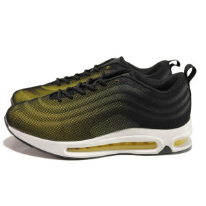 Зелени дамски маратонки, текстилна материя - спортни обувки за целогодишно ползване N 100014441