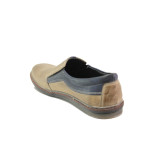 Анатомични кафяви мъжки обувки, естествена кожа - всекидневни обувки за пролетта и лятото N 100013583