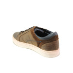 Кафяви мъжки обувки, естествена кожа - ежедневни обувки за пролетта и лятото N 100013817