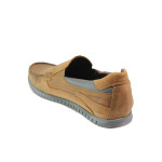 Анатомични кафяви мъжки обувки, естествена кожа - ежедневни обувки за пролетта и лятото N 100013940