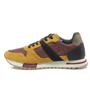 Жълти мъжки обувки, еко-кожа и велурена кожа - спортни обувки за есента и зимата N 100014651