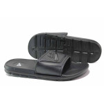 Черни джапанки, pvc материя - ежедневни обувки за пролетта и лятото N 100015992