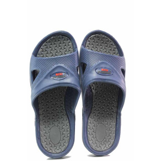 Сини джапанки, pvc материя - ежедневни обувки за пролетта и лятото N 100016000
