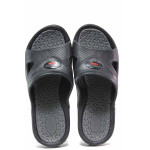 Черни джапанки, pvc материя - ежедневни обувки за пролетта и лятото N 100015999