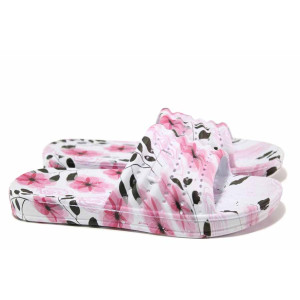 Розови джапанки, pvc материя - ежедневни обувки за целогодишно ползване N 100015976