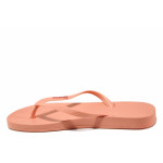 Розови джапанки, pvc материя - ежедневни обувки за пролетта и лятото N 100016046