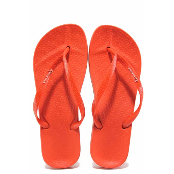 Червени джапанки, pvc материя - ежедневни обувки за пролетта и лятото N 100016045