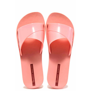 Розови джапанки, pvc материя - ежедневни обувки за пролетта и лятото N 100016037